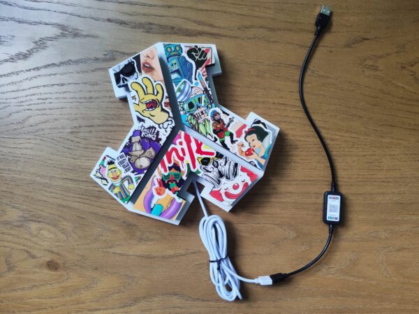 defqon 1 led lamp stickerbomb